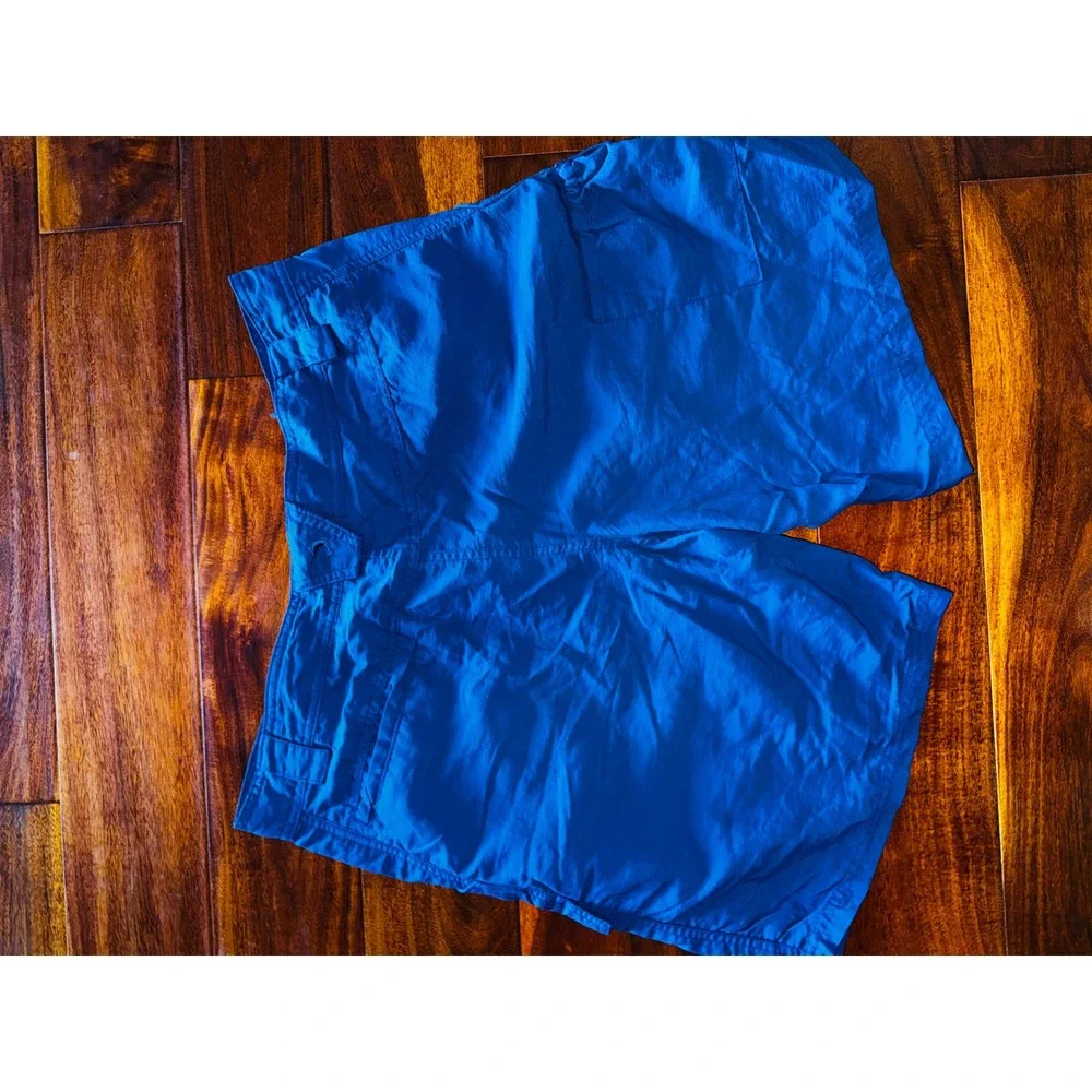 Reel‎ Legends Cargo Fishing Shorts Mens 36 Blue Excellent Nylon Quick Dry Marlin